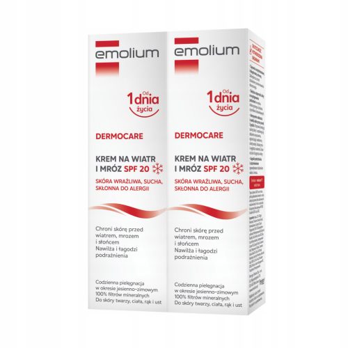 Emolium Dermocare Schutzcreme gegen Wind und Frost SPF 20, 75 ml