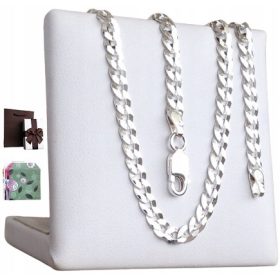  Herren-Silberkette, WIDE ARMOR, 925er Silber (als GESCHENK)