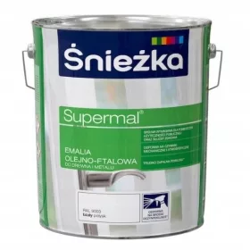 Öllack Śnieżka Supermal weiß glänzend 10 l