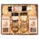 Geschenkkorb-Set mit Tee und Konserven