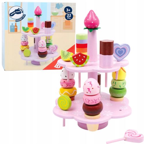  SmallFoot TRAY-Set mit Süßigkeiten aus Holz 3312