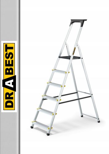 Drabest Leiter 3,19 m Aluminium bis 150 kg