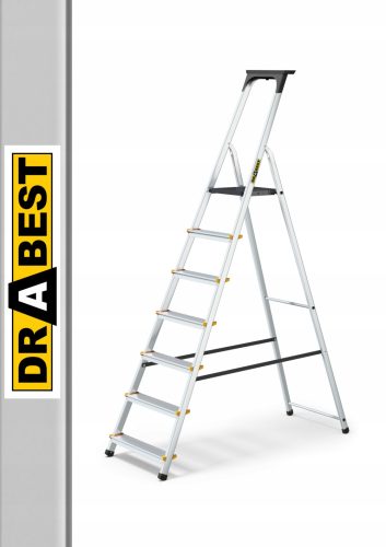 Drabest Leiter 3,4 m Aluminium bis 150 kg