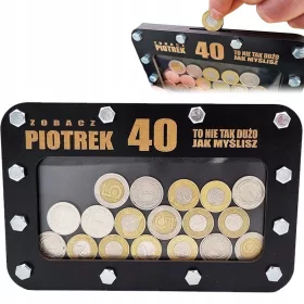  MÜNZKÄFIG lustiges Geschenk 18-99 Geburtstag