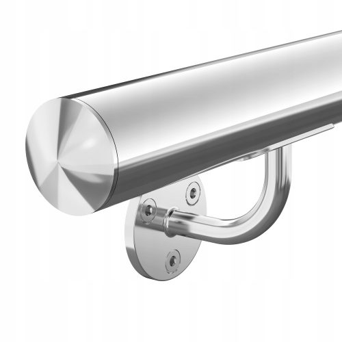 Wandgeländer aus Edelstahl, 300 cm, poliert, TÜV