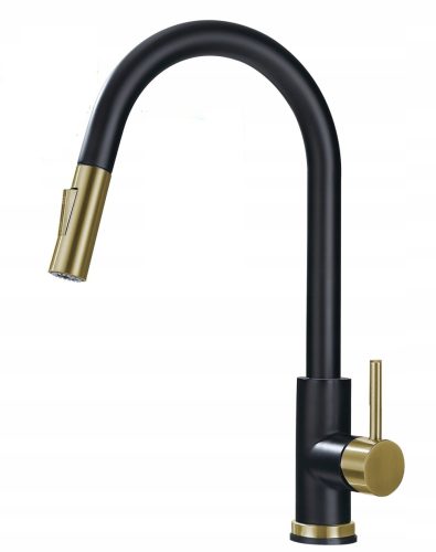 CHDE Leno New Design freistehender Küchenarmatur, schwarz