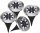  Solarlampe, silber, 13,5 cm, 1 Stk.