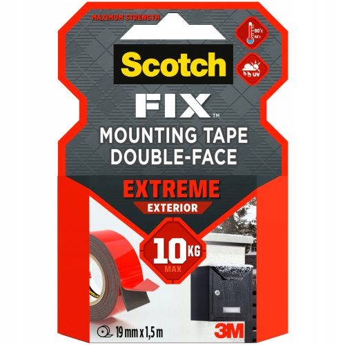 Scotch doppelseitiges Klebeband 19 mm x 1,5 m