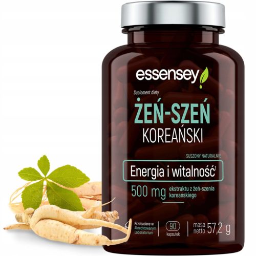 Essensey Koreanischer Ginseng - Natürlicher Energieschub in 90 Kapseln