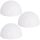  Monzana eingebettete Solarlampe, weiß, 9,8 cm, 3 Stk.