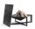  Gartenfeuerstelle Cuba 70x70cm Lagerfeuer + Abdeckung