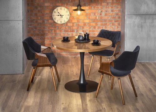  Runder Tisch Halmar Tische 100 x 100 x 75 cm Walnuss
