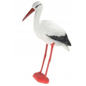  STEHENDE STORCH-FIGUR FÜR DEN GARTEN