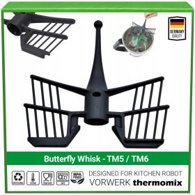    Mixer / Butterfly für VORWERK Thermomix TM6 und TM5 | Zertifikat + BPAfrei