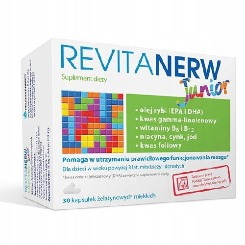  Glenmark Revitanerw Junior Nahrungsergänzungsmittel 30 Kapseln