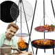  GROSSER GARTENGRILL GITTERKAMIN 2IN1