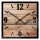 Uhr für zu Hause Newthetime-pl Wanduhr, Brauntöne, mehrfarbig, 50 cm