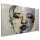  Ein Gemälde auf Leinwand mit dem Gesicht einer Frau, ein Porträt, 120x80