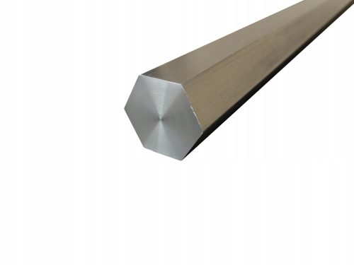 Edelstahl-Sechskantstab 17 mm, sechseckig, 100 cm