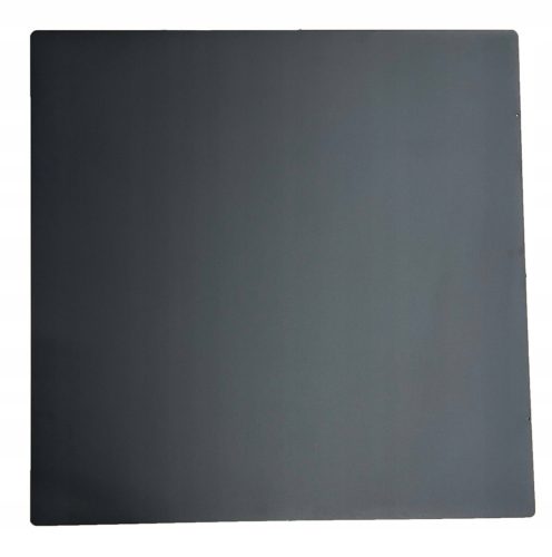 Blatt 85x85cm - halbmattschwarzes ART-METAL