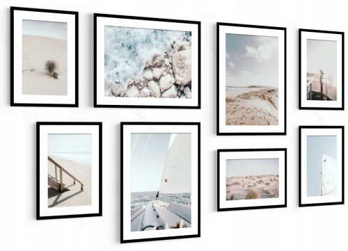  XXL-Poster SET aus 8 Postern Z0111 im Rahmen 126 x 76 cm