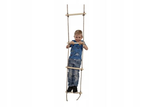 Spielplätze im Garten Lockseilleiter mit Holzsprossen