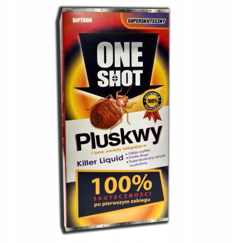 Insektenschutzmittel Flüssigkeit gegen Kakerlaken, Zecken, Mücken, Motten, Ameisen, Fliegen, Wespen, Spinnen, Flöhe, Wanzen, Silberfischchen One Shot 0,06 kg 50 ml
