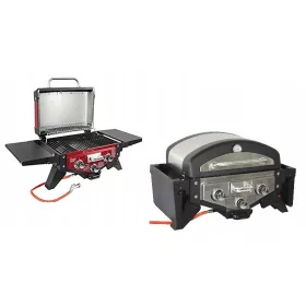  EL FUEGO MEDISON TOURIST GASGRILL + ROTER AROMATISATOR!