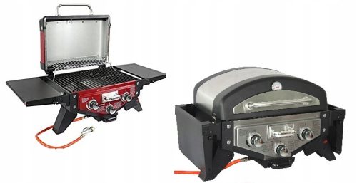 EL FUEGO MEDISON TOURIST GASGRILL + ROTER AROMATISATOR!