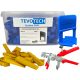 TEVOTECH Fliesen-Nivellierklemmen/-Clips 601 Stk.