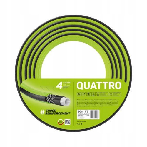  QUATTRO Gartenschlauch 1/2'' 50 Meter CELLFAST 10-063