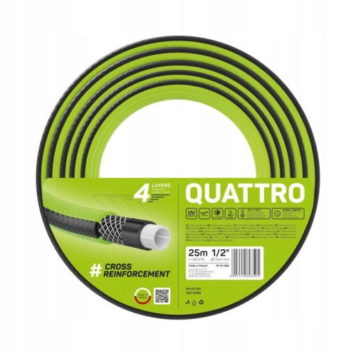  QUATTRO Gartenschlauch 1/2'' 25 Meter CELLFAST 10-065