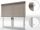 Hochwertige PREMIUM Wand- und Deckenrollos 160 cm x 195 cm