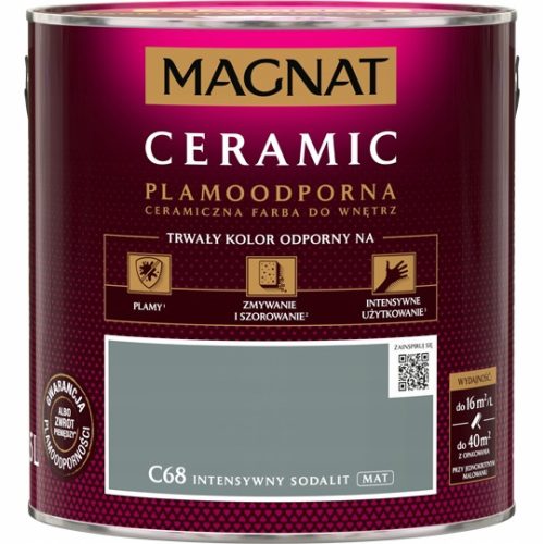 Magnat Keramik-Wandfarbe 2,5 l Intensiv Sodalite C68 matt