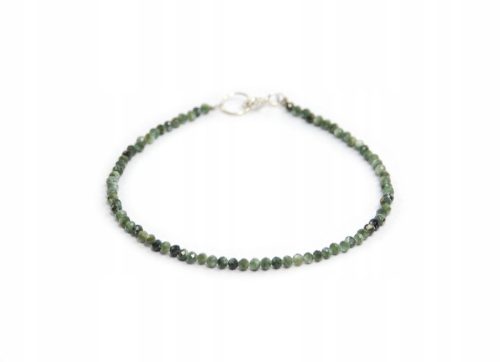  Armband mit natürlichen SERAFINIT-Kugeln, 2 mm Facette