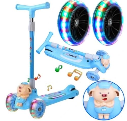  Balancierroller für Kinder mit dreirädrigen LED-Rädern
