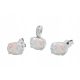  SILBER-SET, RHODINIERT MIT OPAL KOL+WIS! ! !