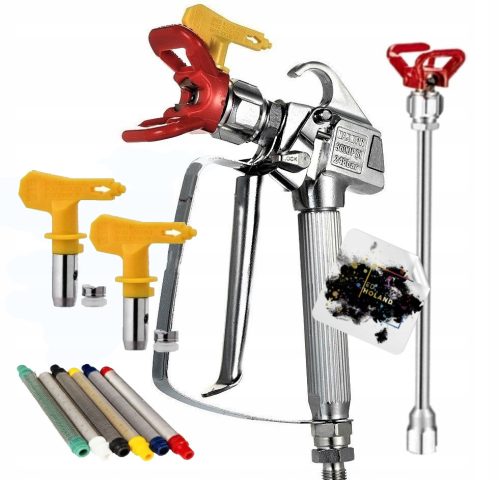 Lackierpistole + 517-Düse + 30-cm-Verlängerung + KOSTENLOSE GESCHENKE Lackiereinheit