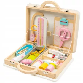  Sevico F158 Erste-Hilfe-Set aus Holz