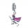  CHARMS-ANHÄNGER BABA YAGA MAGIC CAT RIDER ON A BES s925