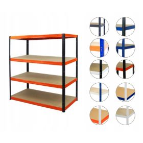 Lagerregal aus Metall 180 x 150 x 40 cm