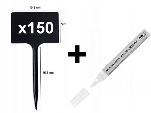  Freistehendes Schild weiß 105 x 44 cm 150 Stk.