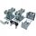 ROLLENWAGEN-SET SCHIEBETOR 5 ROLLEN 70x70x4