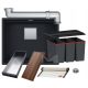 Franke Kanon Granitspüle Onyx Granit + Franke Korbset 3 tlg. 14,5 l