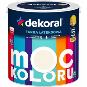  Dekoral Latex-Wandfarbe 5 l Ecru matt