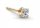  SWAROVSKI ZIRKONIA 3 mm GOLD-DIAMANT-Ohrring