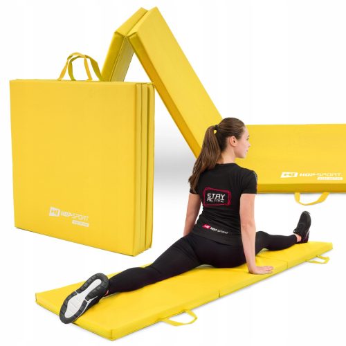  Hop-Sport Gymnastikmatratze, gelb, 180 cm x 60 cm
