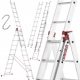 Höhere Leiter 7,55 m Aluminium 3 x 30 bis 150 kg