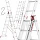 Alvenleiter 5,1 m Aluminium 3 x 7 bis 150 kg
