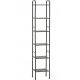  Yoka Home Badezimmerregal schwarz 28 x 32,5 x 166,5 cm